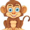 flashcard animal Monkey