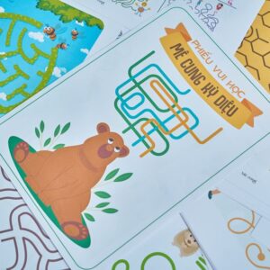 Tải về (FILE MỀM) Phiếu bài tập (Worksheet) Mê cung kỳ diệu | Logic & Nhận thức cho bé độ tuổi 4-7 | Download PDF | tô màu 2 Phiếu bài tập (Worksheet) Mê cung kỳ diệu | Logic & Nhận thức cho bé độ tuổi 4-7 | Download PDF | tô màu