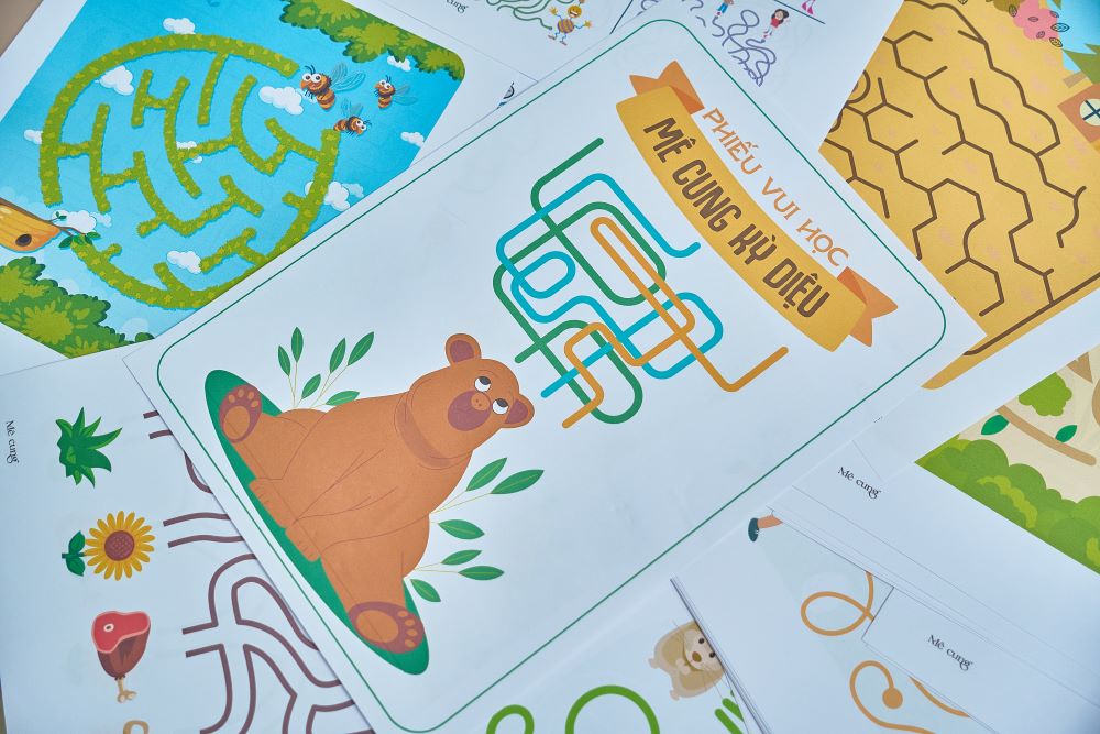 Phiếu bài tập (Worksheet) Mê cung kỳ diệu | Logic & Nhận thức cho bé độ tuổi 4-7 | Download PDF | tô màu Phiếu bài tập (Worksheet) Mê cung kỳ diệu | Logic & Nhận thức cho bé độ tuổi 4-7 | Download PDF | tô màu