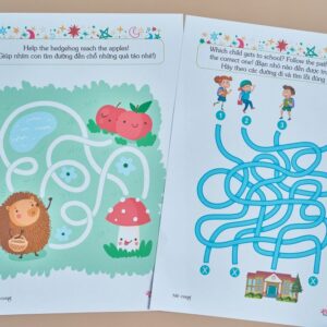 Tải về (FILE MỀM) Phiếu bài tập (Worksheet) Mê cung kỳ diệu | Logic & Nhận thức cho bé độ tuổi 4-7 | Download PDF | tô màu 3 Phiếu bài tập (Worksheet) Mê cung kỳ diệu | Logic & Nhận thức cho bé độ tuổi 4-7 | Download PDF | tô màu