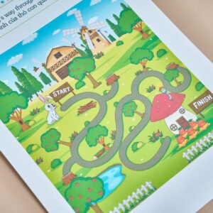 Tải về (FILE MỀM) Phiếu bài tập (Worksheet) Mê cung kỳ diệu | Logic & Nhận thức cho bé độ tuổi 4-7 | Download PDF | tô màu 5 Phiếu bài tập (Worksheet) Mê cung kỳ diệu | Logic & Nhận thức cho bé độ tuổi 4-7 | Download PDF | tô màu