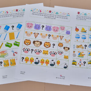 Tải về (FILE MỀM) Phiếu bài tập (Worksheet) KHám phá Quy luật | Toán Học cho bé độ tuổi 3-6 | Download PDF | tô màu 5 Phiếu bài tập (Worksheet) KHám phá Quy luật | Toán Học cho bé độ tuổi 3-6 | Download PDF | tô màu