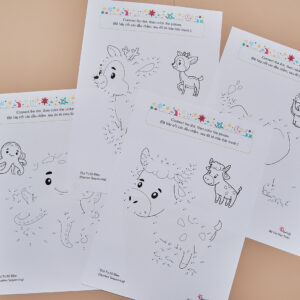 Tải về (FILE MỀM) Phiếu bài tập (Worksheet) Dot to dot | Sáng tạo nghệ thuật cho bé độ tuổi 4-7 | Download PDF | tô màu 4 DSCF4649