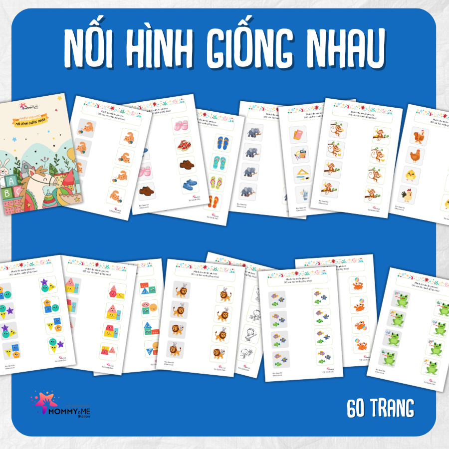 nối hình giống nhau noi hinh giong nhau