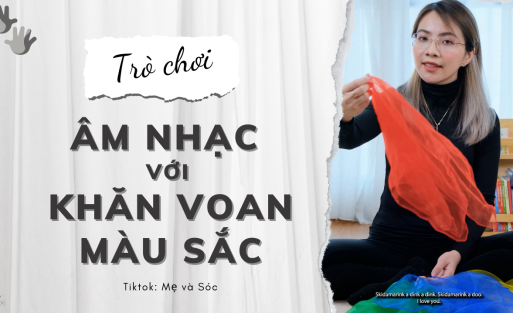 Âm nhạc với khăn voan màu sắc Tiktok_ Mẹ và Sóc
