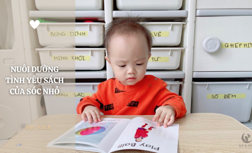 NUÔI DƯỠNG TÌNH YÊU SÁCH CỦA SÓC NHỎ