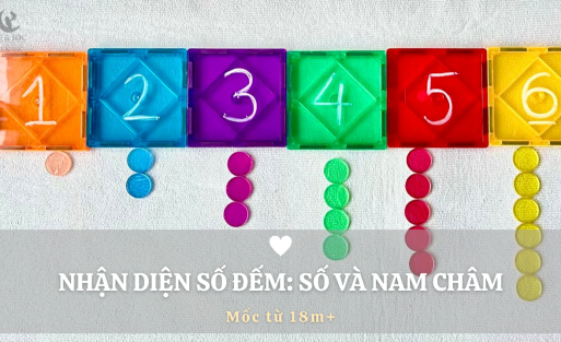 Nhận diện số đếm số và nam châm