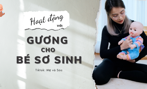 gương cho bé sơ sinh